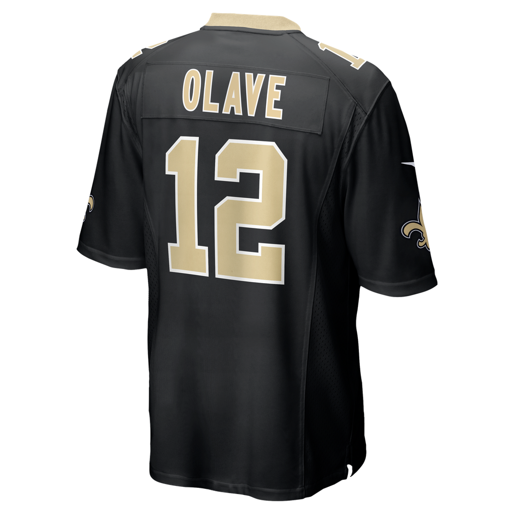 Men's New Orleans Saints Chris Olave Nike Black Player Game product image 3