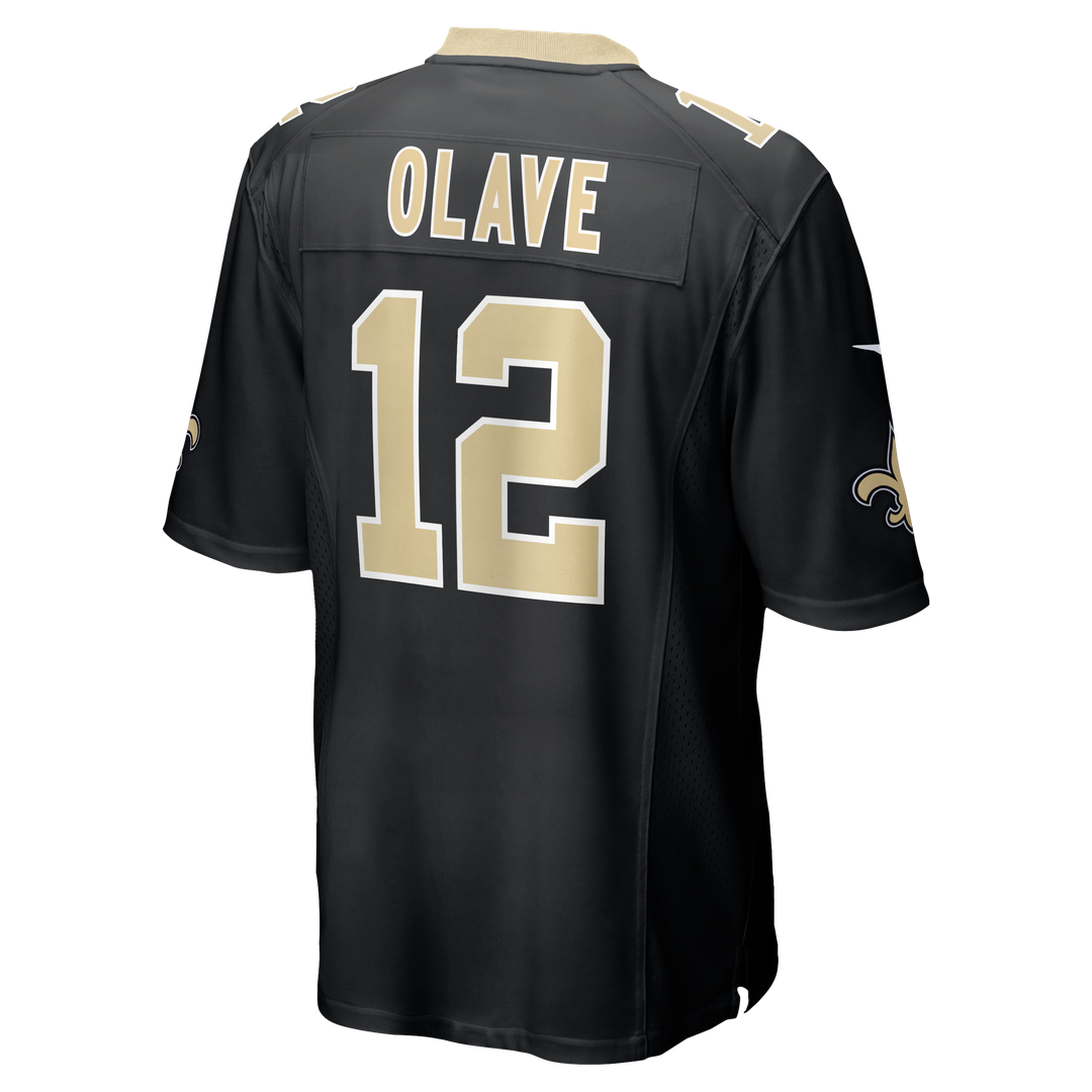 Men's New Orleans Saints Chris Olave Nike Black Player Game product image 3