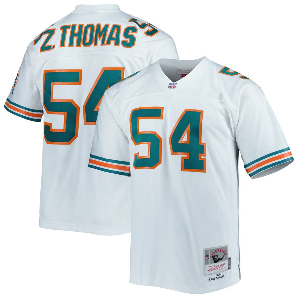 Men's Miami Dolphins Zach Thomas Mitchell & Ness Aqua product image 7
