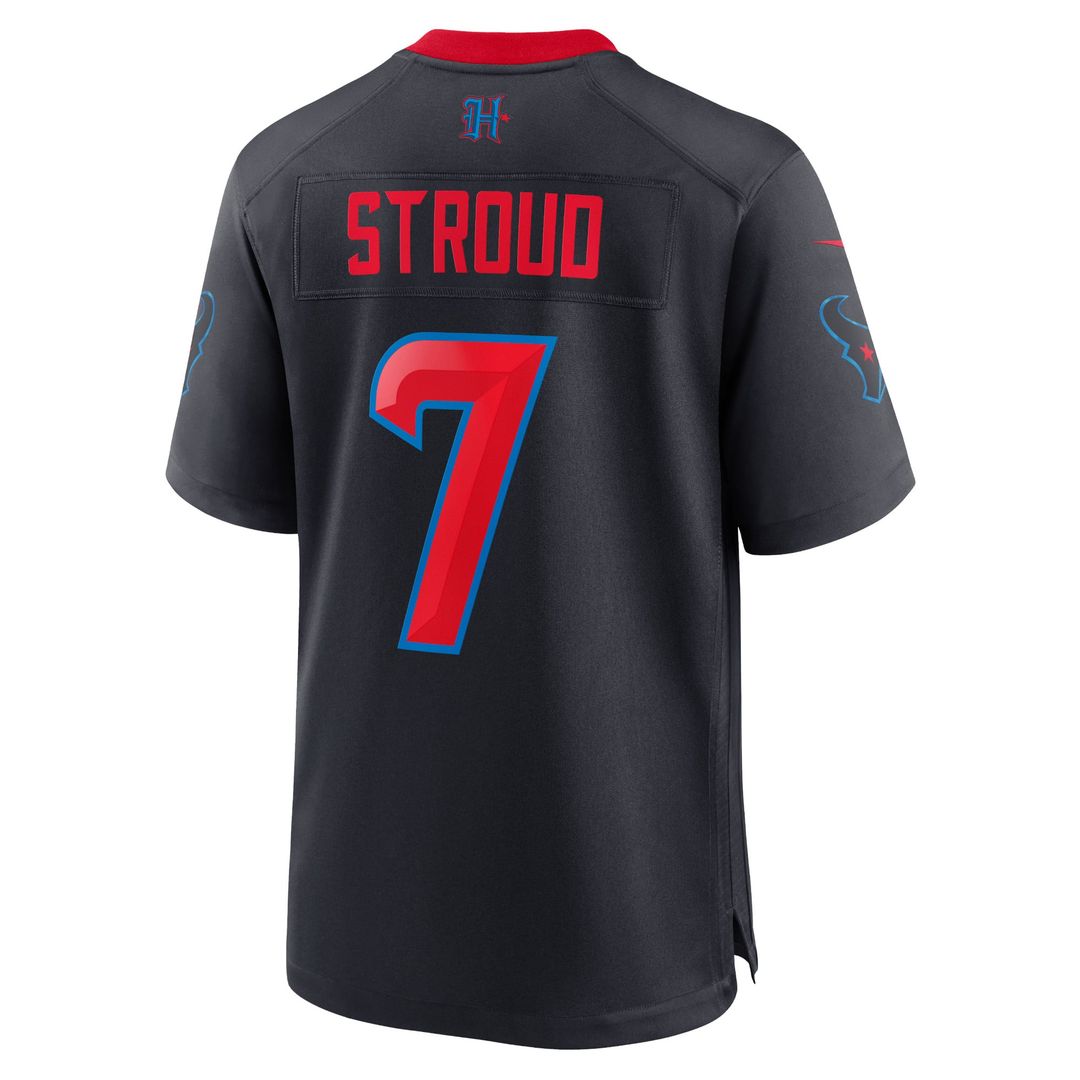 Men's Houston Texans C.J. Stroud Nike Navy 2nd Alternate product image 3
