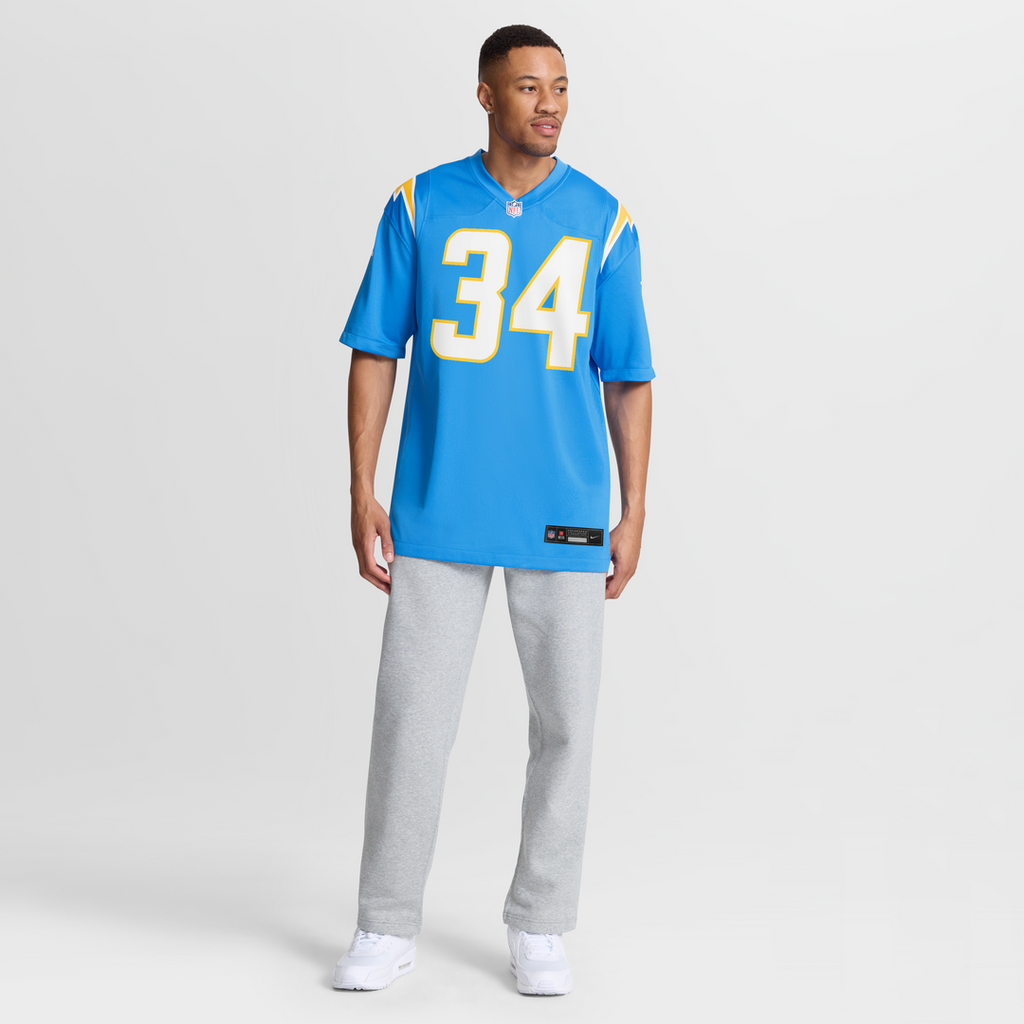 Men's Los Angeles Chargers Keaton Mitchell Nike Powder Blue product image 4