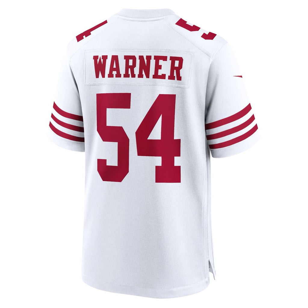 Men's San Francisco 49ers Fred Warner Nike White Player product image 6