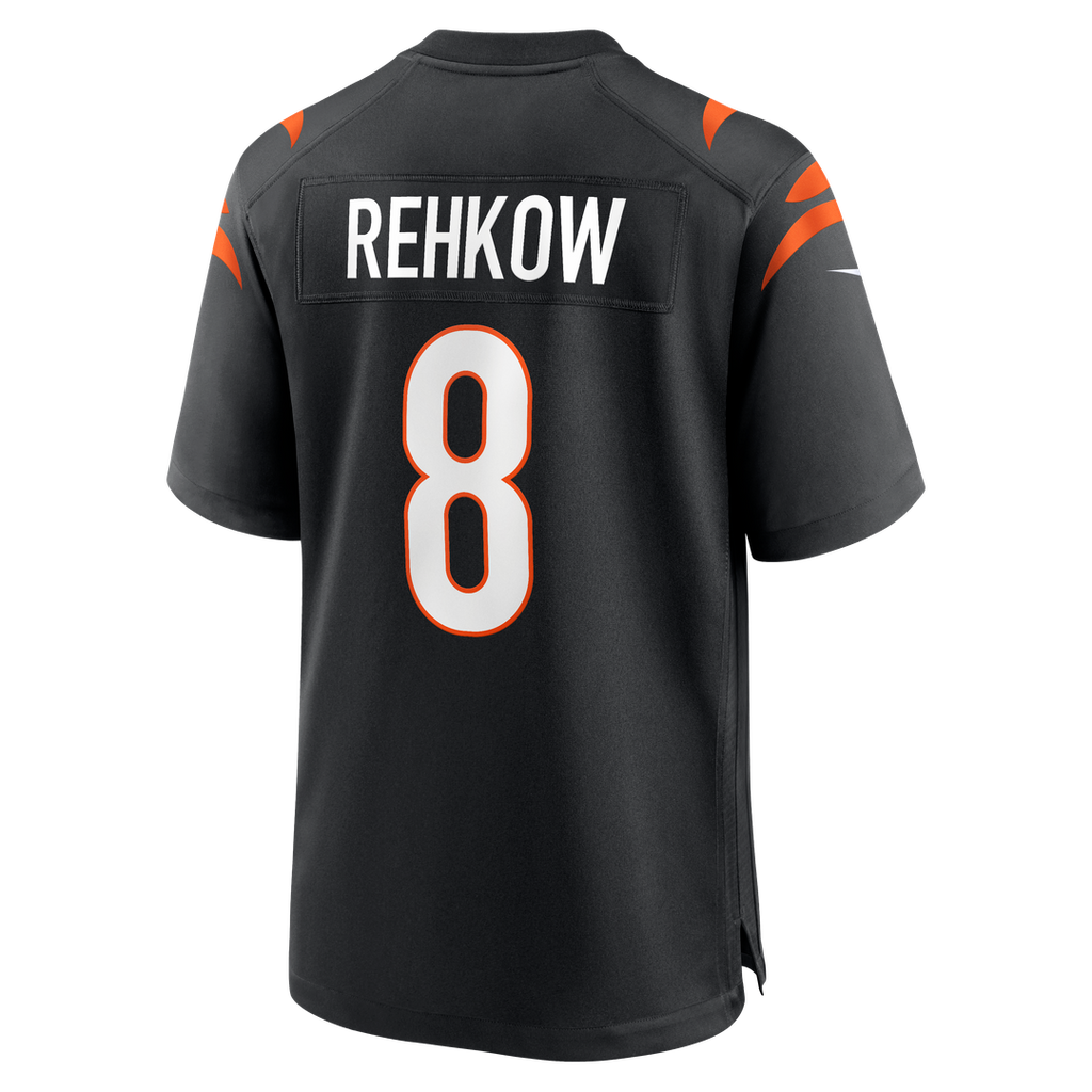 Men's Cincinnati Bengals Ryan Rehkow Nike Black Game Jersey product image 3