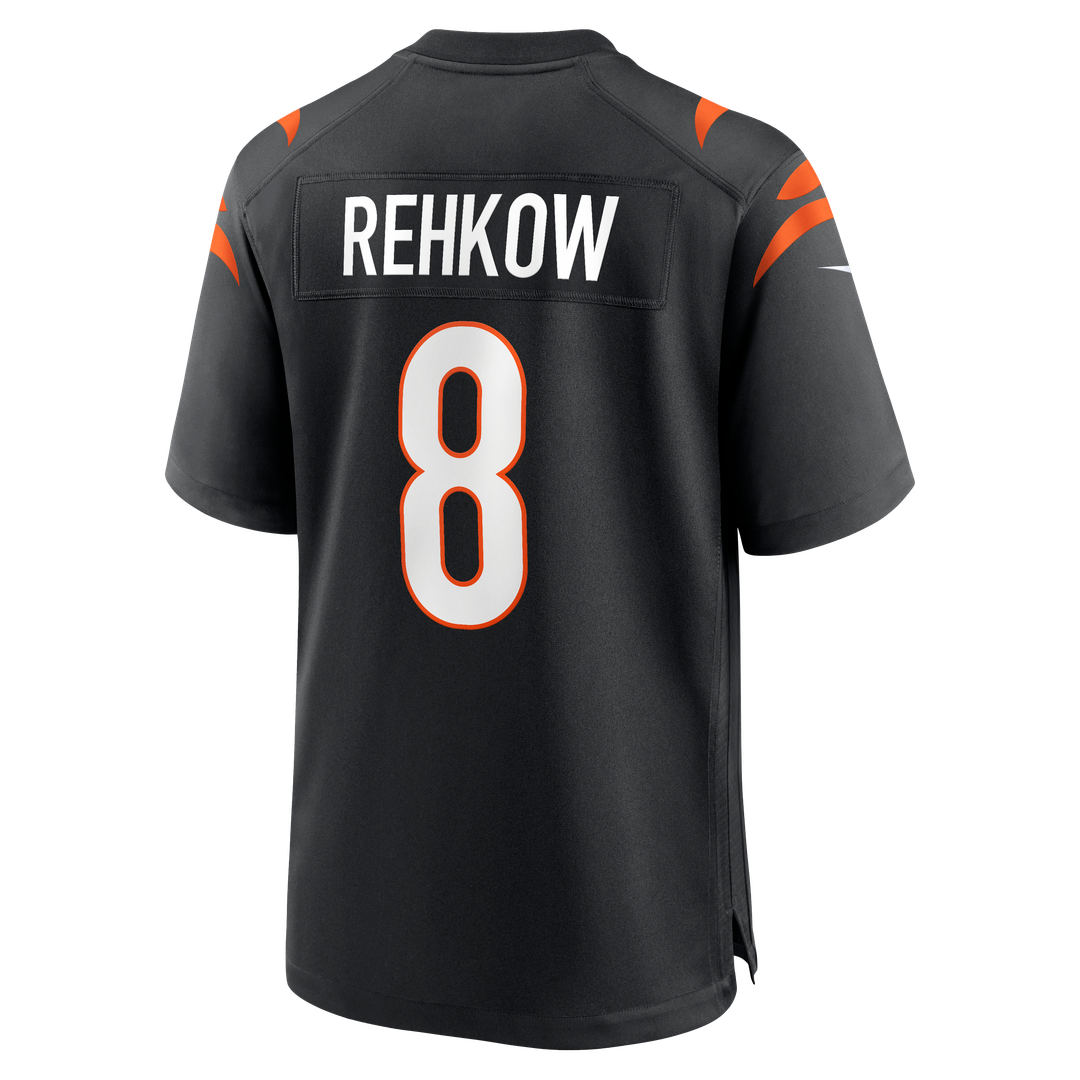 Men's Cincinnati Bengals Ryan Rehkow Nike Black Game Jersey product image 3