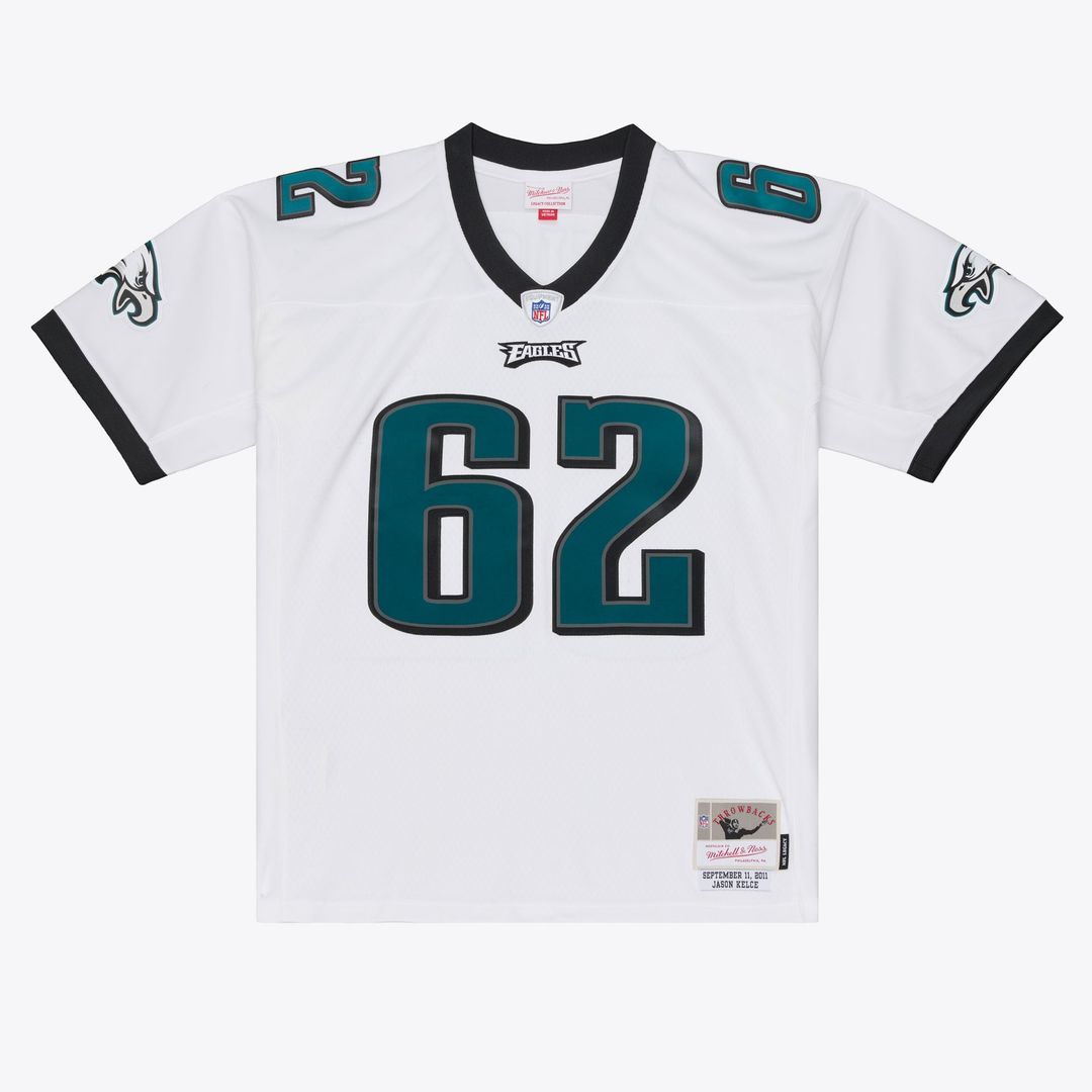 Men's Philadelphia Eagles Jason Kelce Mitchell & Ness White product image 2