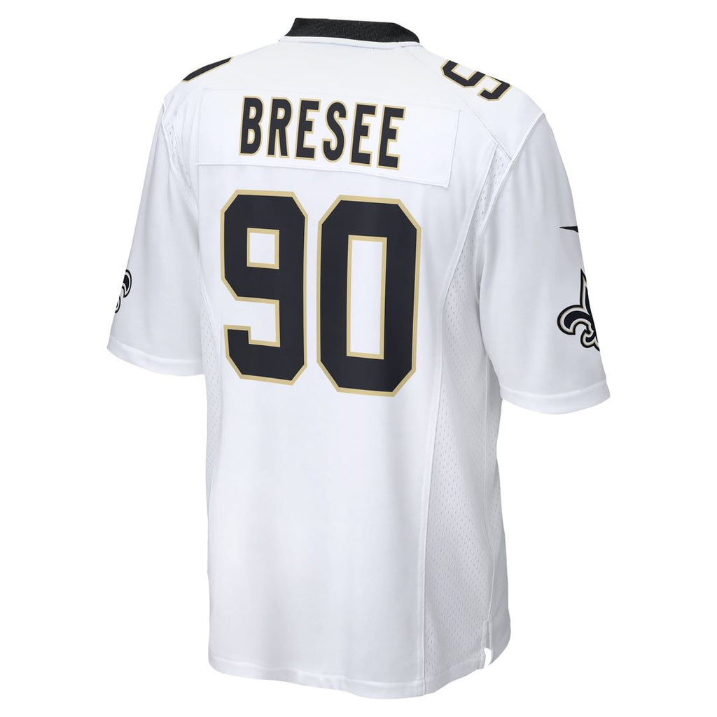 Men's New Orleans Saints Bryan Bresee Nike White Game Jersey product image 3