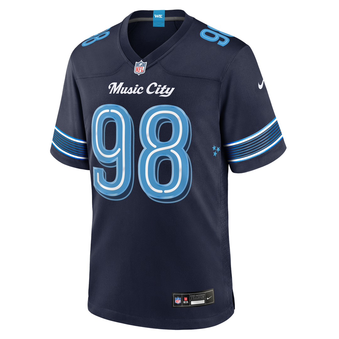 Men's Tennessee Titans Jeffery Simmons Nike Navy 2026 product image 2