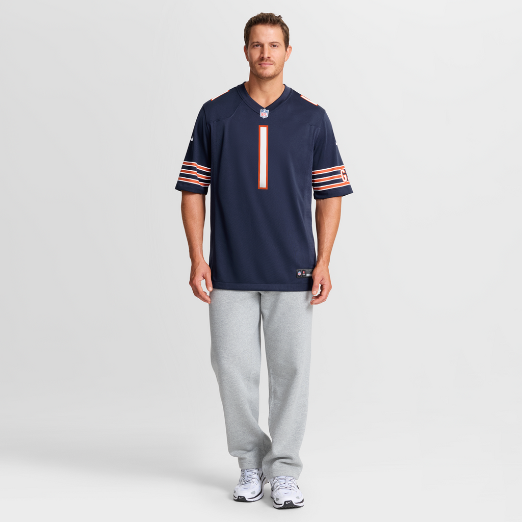 Men's Chicago Bears Jaylon Johnson Nike Navy Game Jersey product image 7