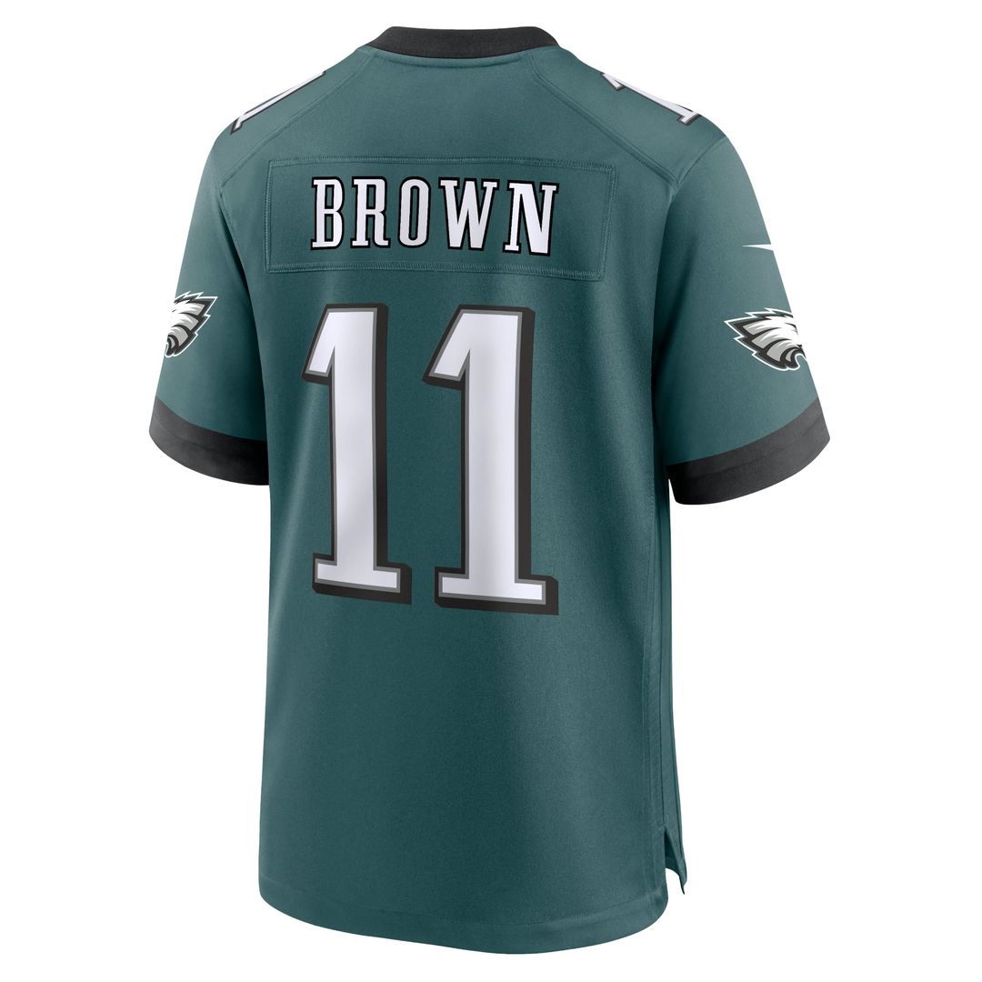 Men's Philadelphia Eagles A.J. Brown Nike Kelly Green product image 28