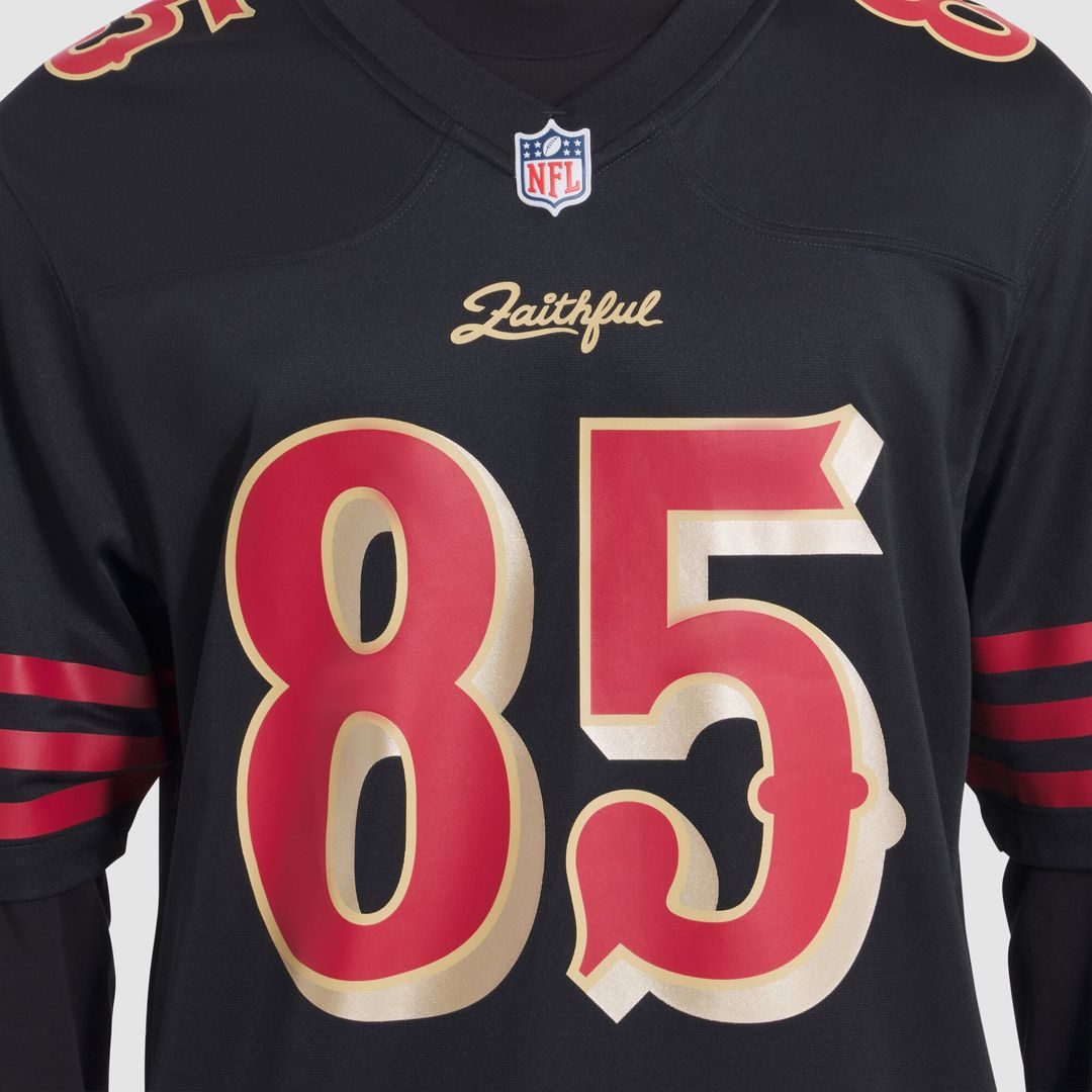 Men's San Francisco 49ers George Kittle Nike Black product image 6