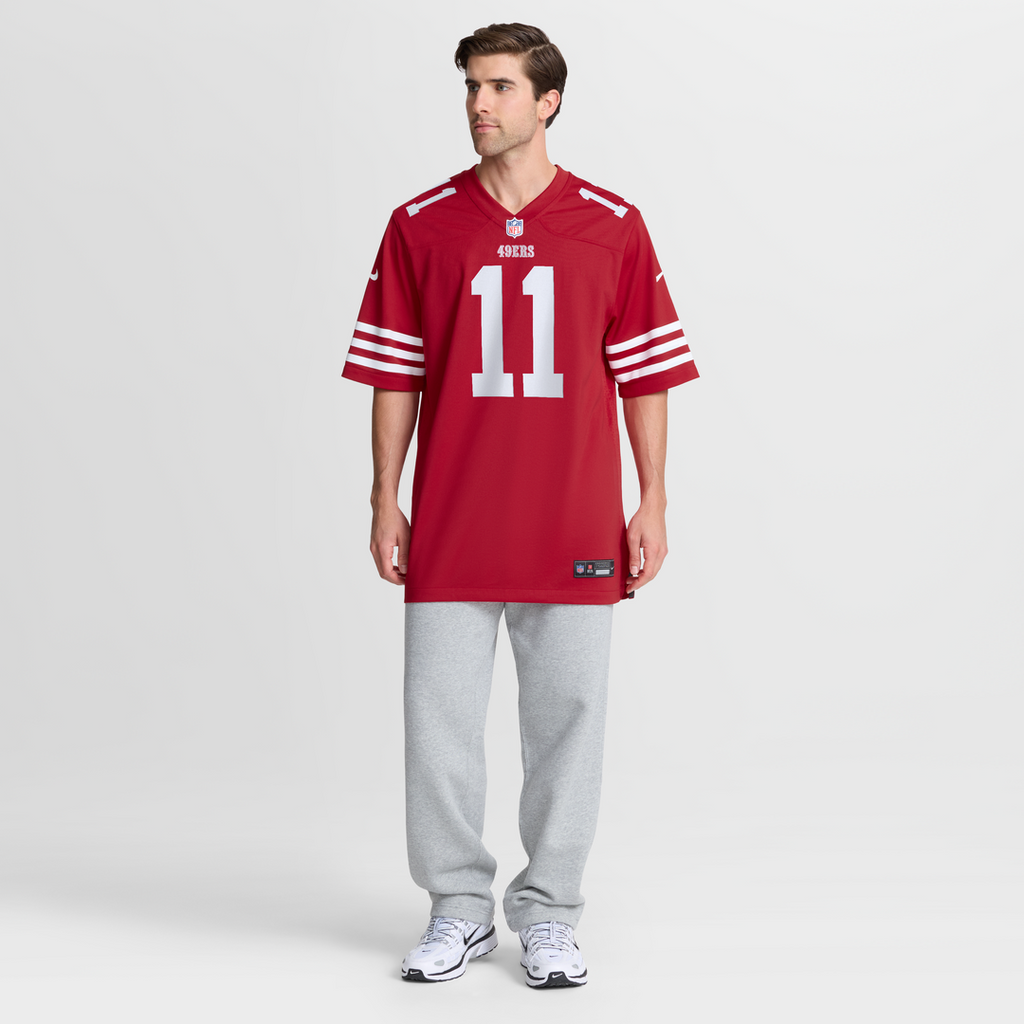 Men's San Francisco 49ers Brandon Aiyuk Nike Scarlet Team product image 7