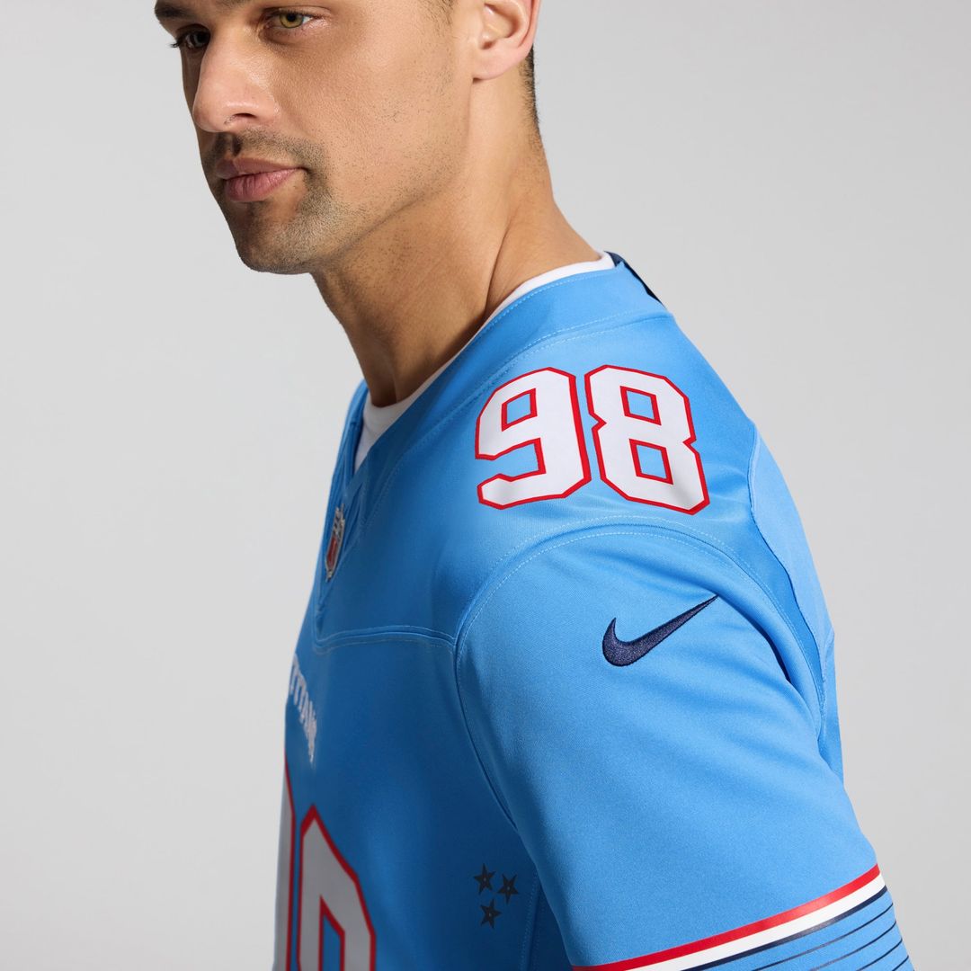 Men's Tennessee Titans Jeffery Simmons Nike Light Blue Team product image 21