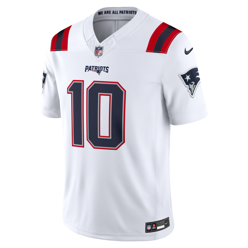 Men's New England Patriots Drake Maye Nike White Vapor product image 2