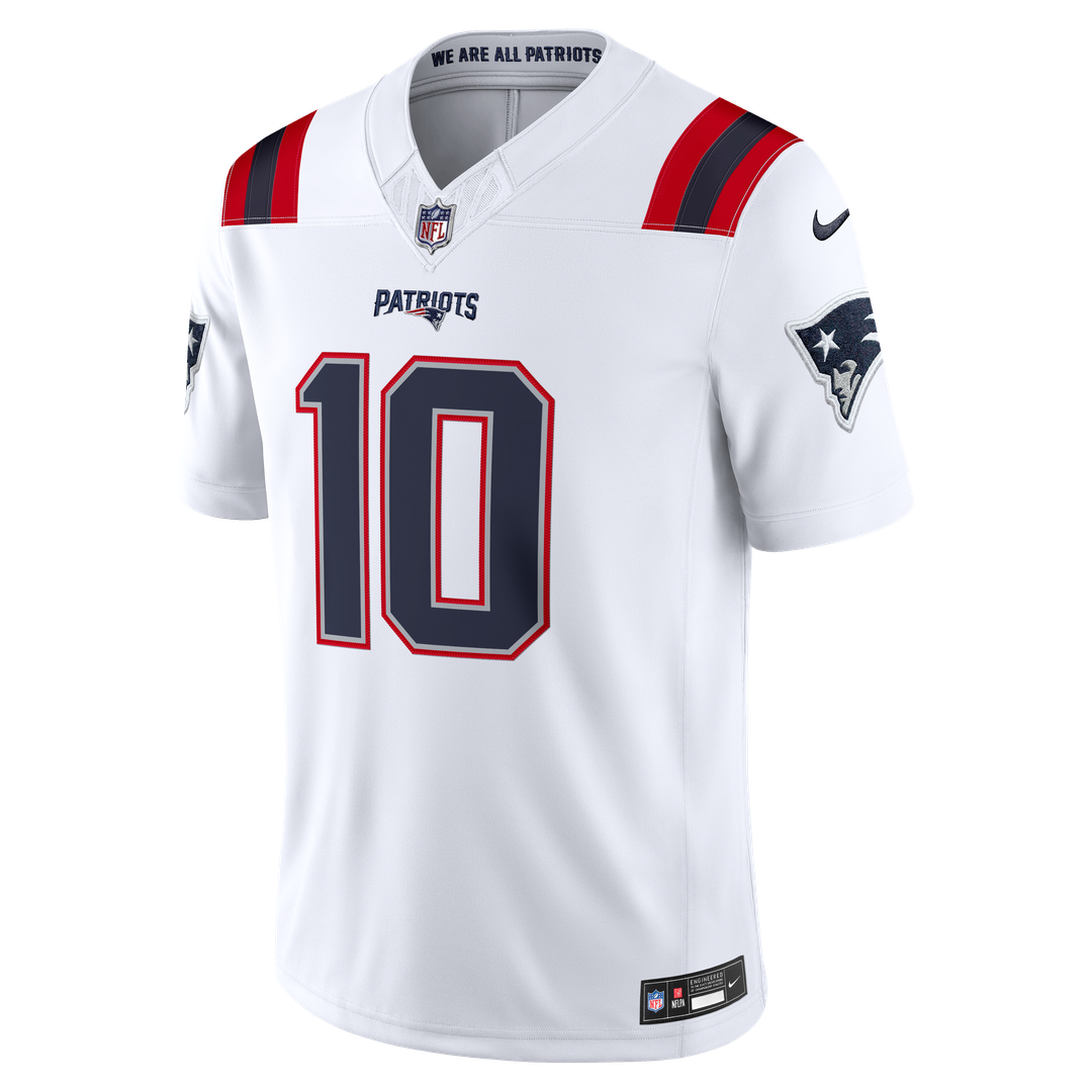 Men's New England Patriots Drake Maye Nike White Vapor product image 2
