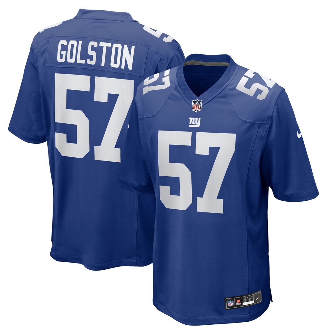 Men's New York Giants Chauncey Golston Nike Royal Team Game product image 1