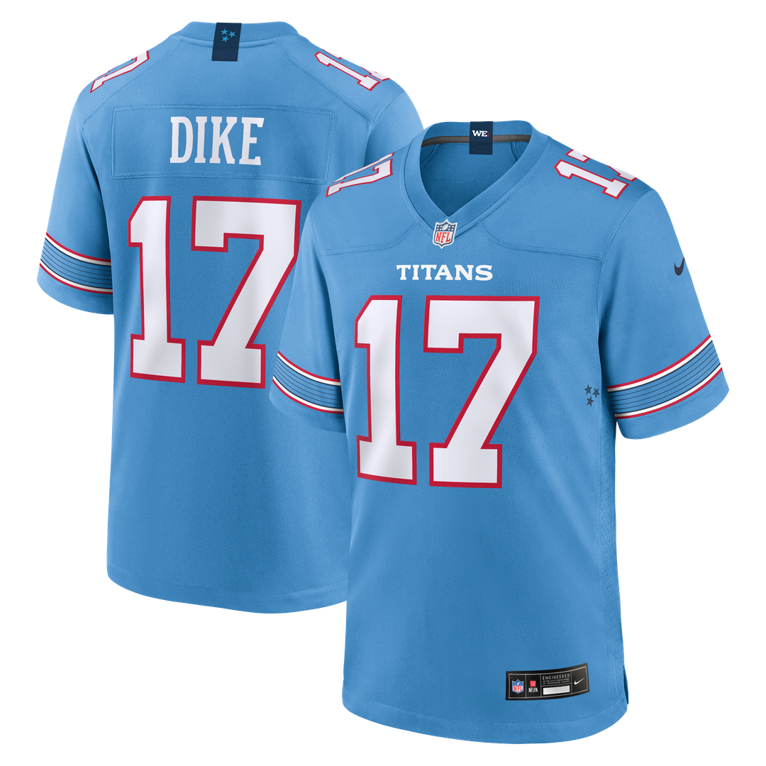 Men's Tennessee Titans Chimere Dike Nike White Game Jersey product image 13