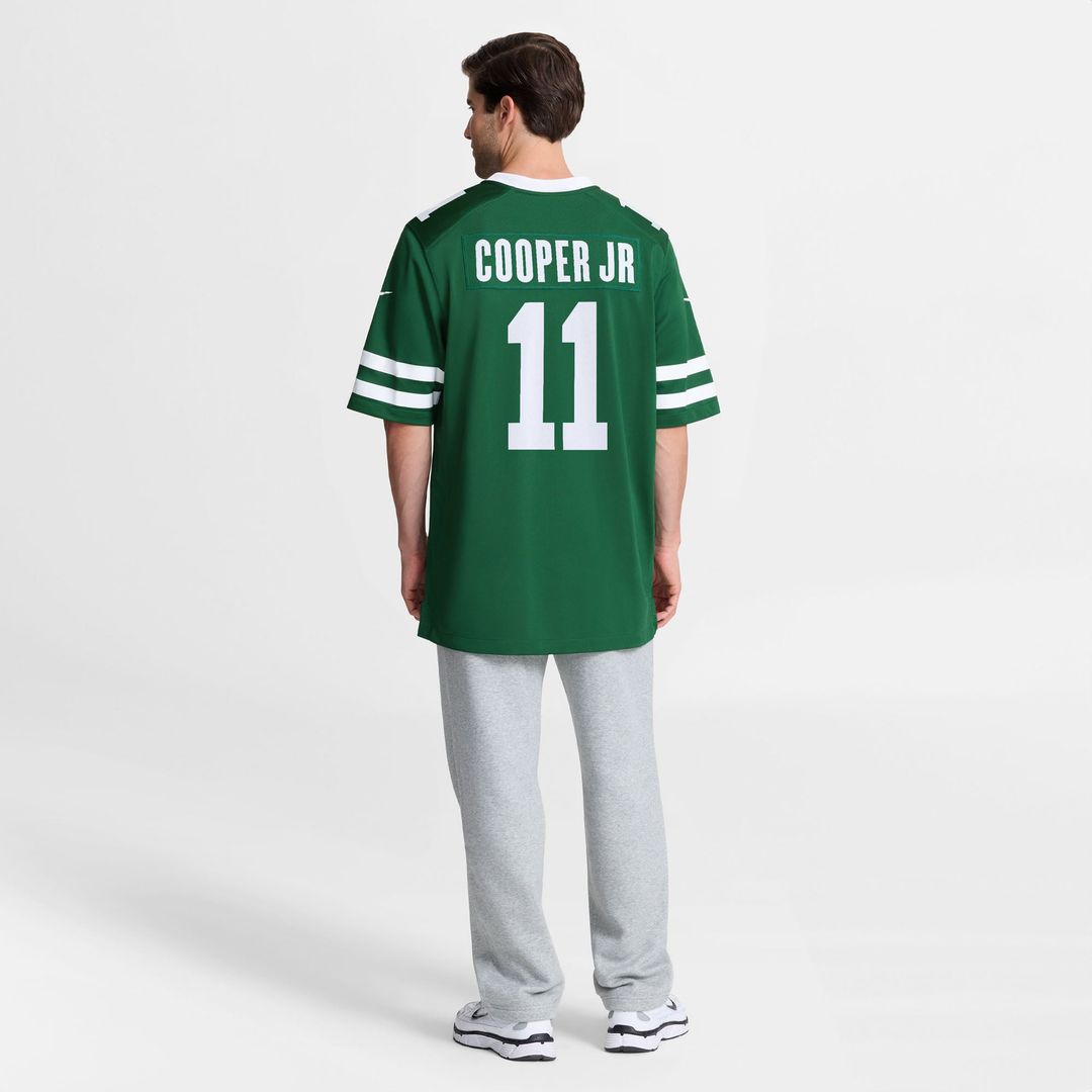 Men's New York Jets Omar Cooper Jr. Nike Green Team Game product image 3