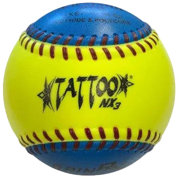 AD Starr Tattoo NX3 Spinner 52COR 12" (All Bats) Batting Practice Slowpitch Softballs - SXSPINPR-52 product image 1,