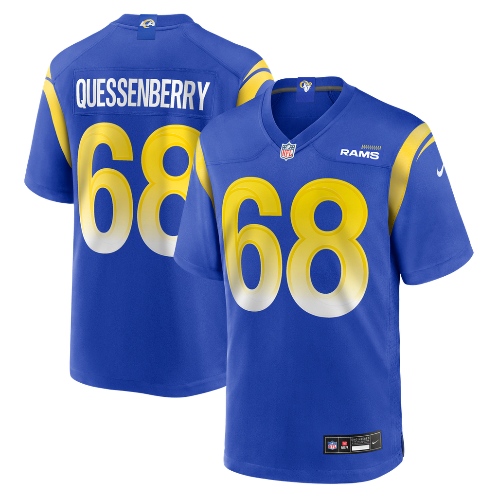 Men's Los Angeles Rams David Quessenberry Nike Royal Team product image 1