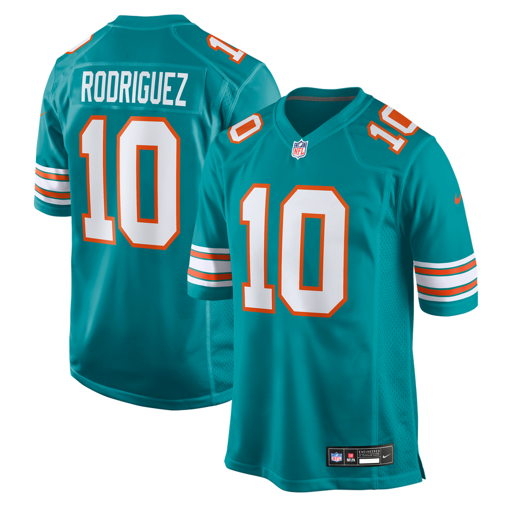 Men's Miami Dolphins Jacob Rodriguez Nike White Game Jersey product image 7