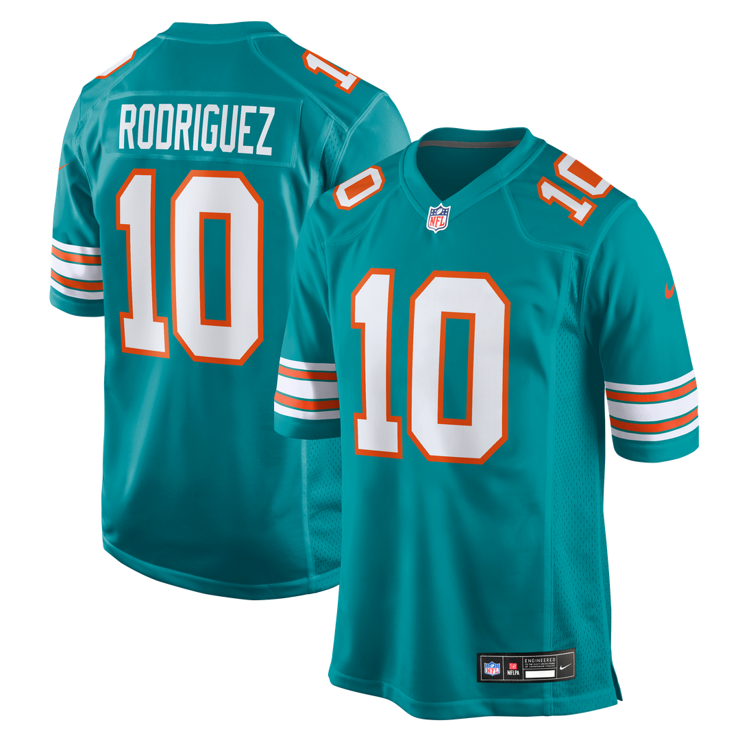 Men's Miami Dolphins Jacob Rodriguez Nike White Game Jersey product image 7