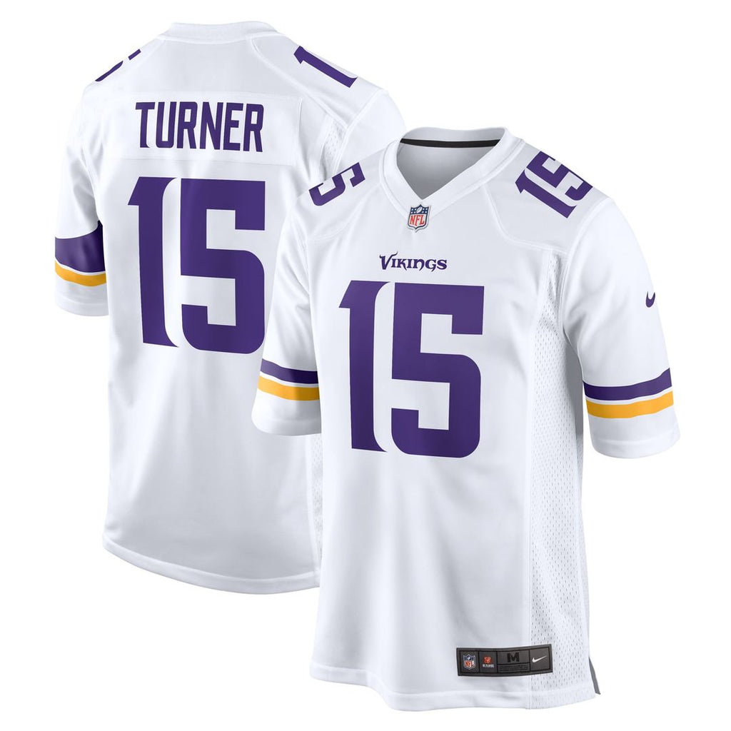 Men's Minnesota Vikings Dallas Turner Nike White Game Jersey product image 1