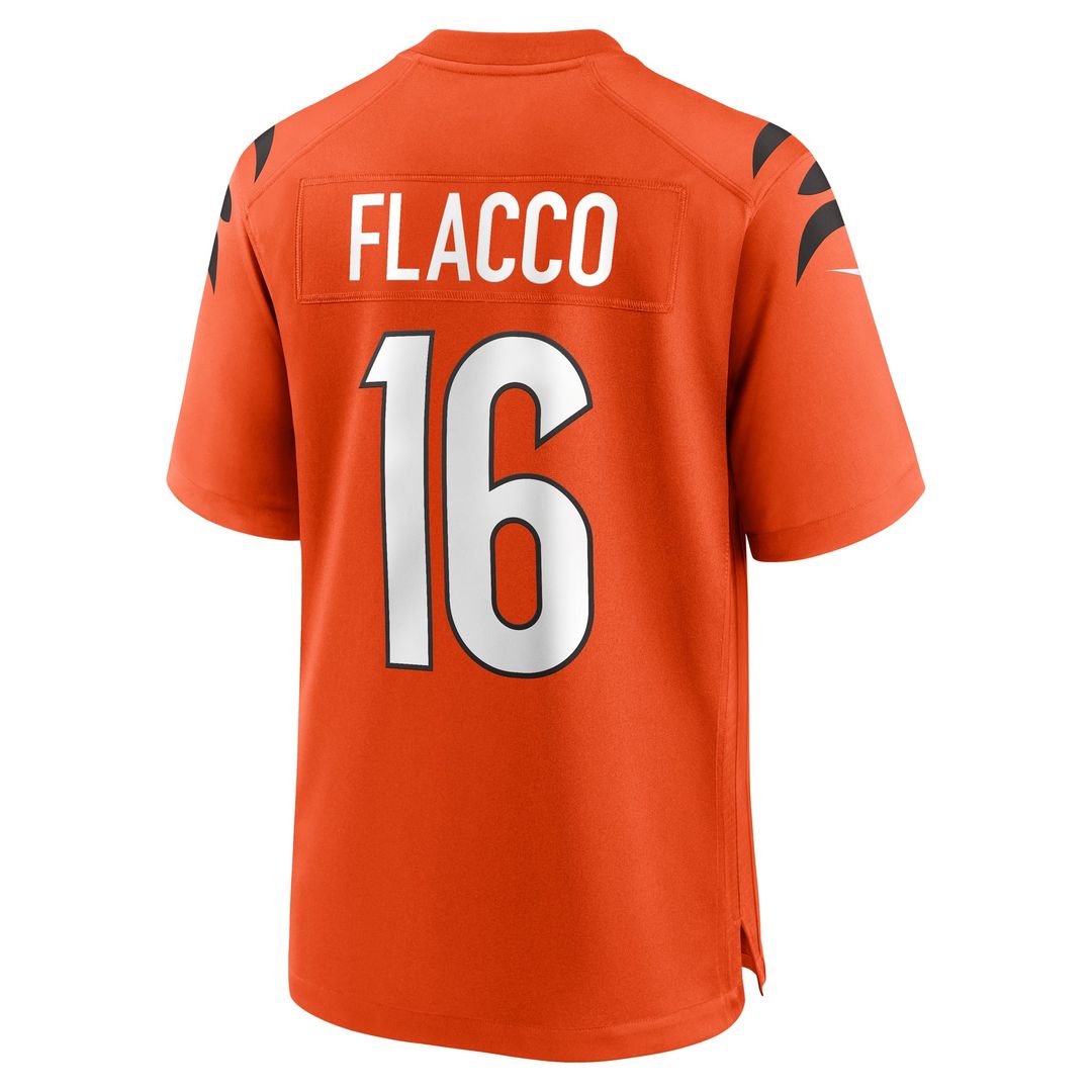 Men's Cincinnati Bengals Joe Flacco Nike Orange Alternate product image 3