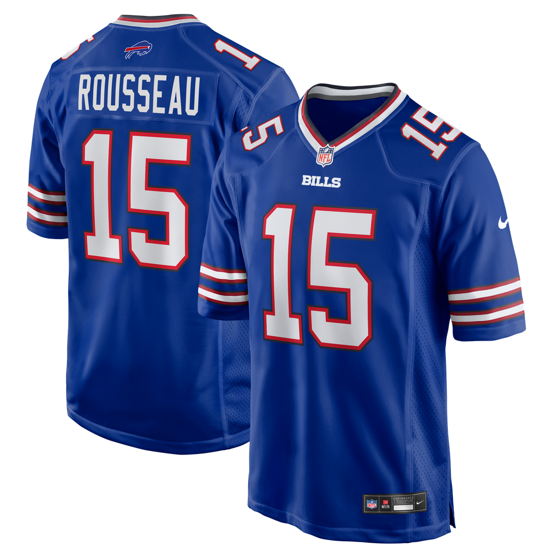 Men's Buffalo Bills Gregory Rousseau Nike Royal Team Game product image 1