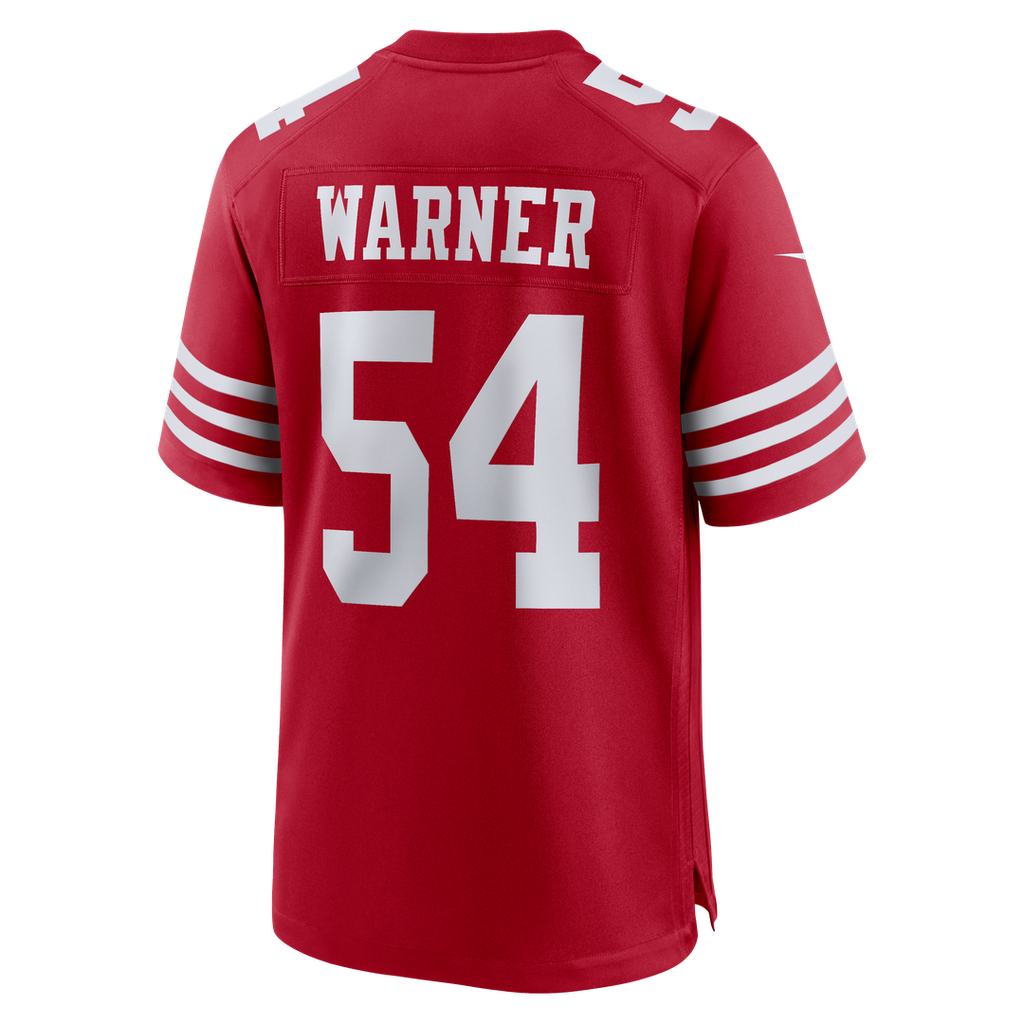 Men's San Francisco 49ers Fred Warner Nike White 80th product image 13