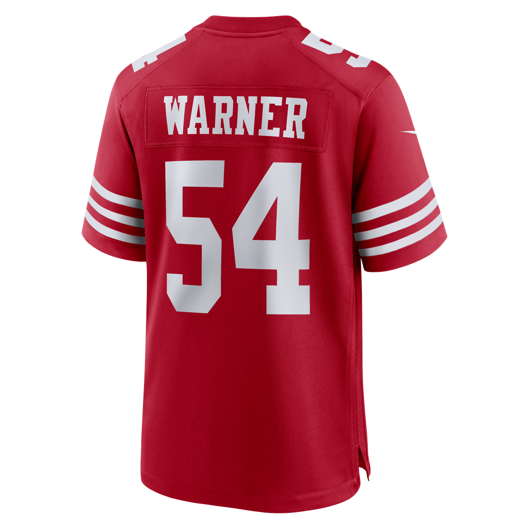 Men's San Francisco 49ers Fred Warner Nike White 80th product image 13