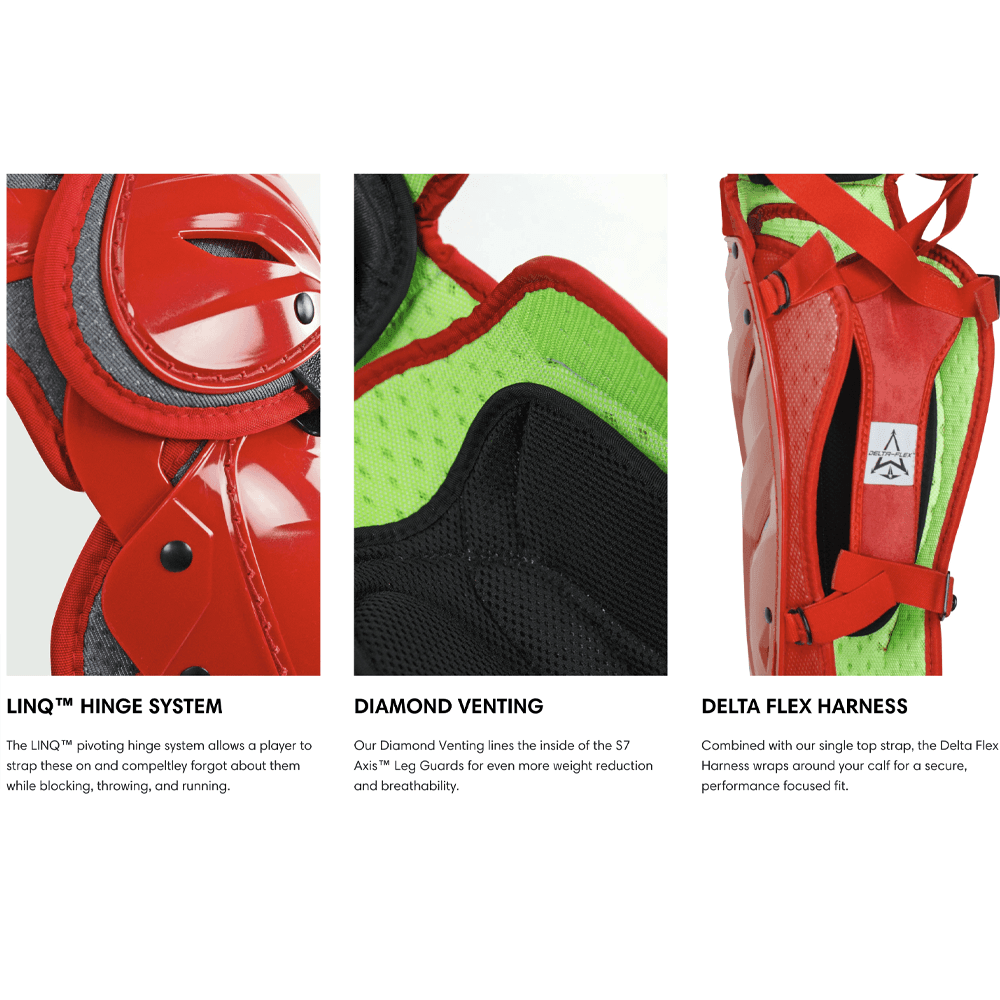 All-Star S7 Axis Age 9-12 NOCSAE Certified Catchers Set product image 4, provided for visual reference and product detail