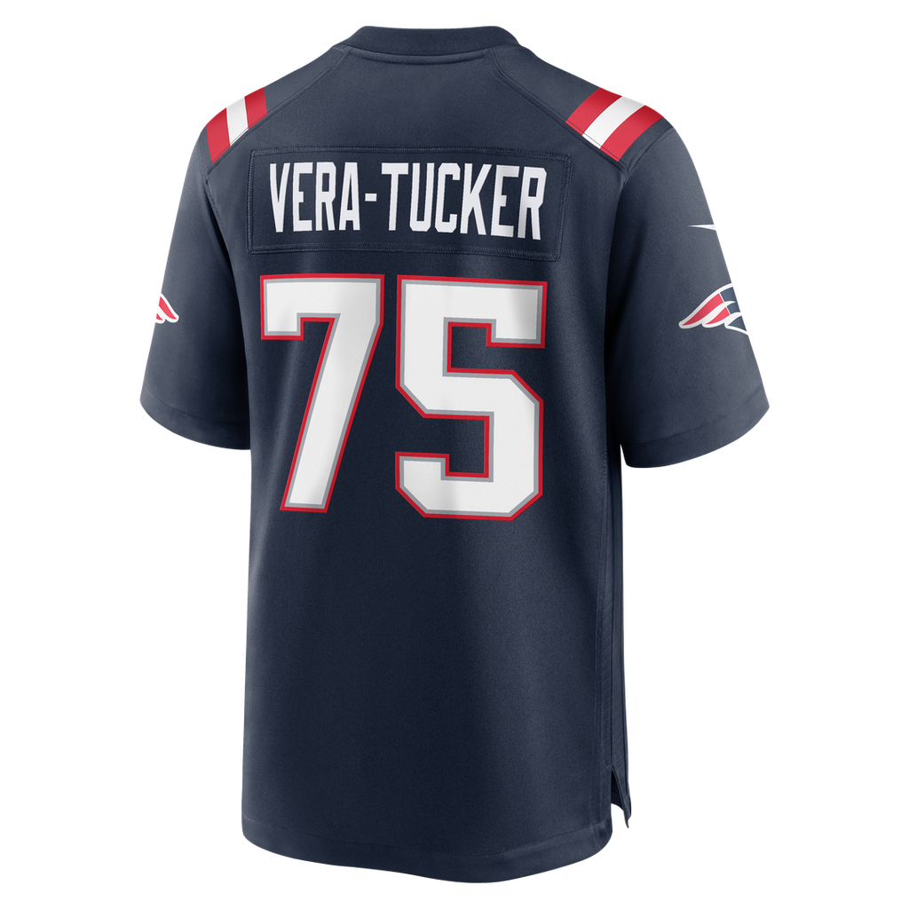 Men's New England Patriots Alijah Vera-Tucker Nike Navy product image 5