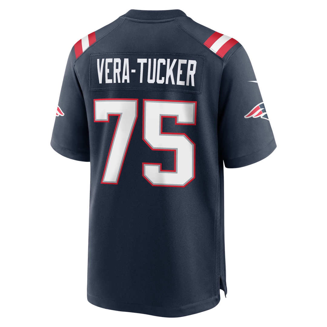 Men's New England Patriots Alijah Vera-Tucker Nike Navy product image 5