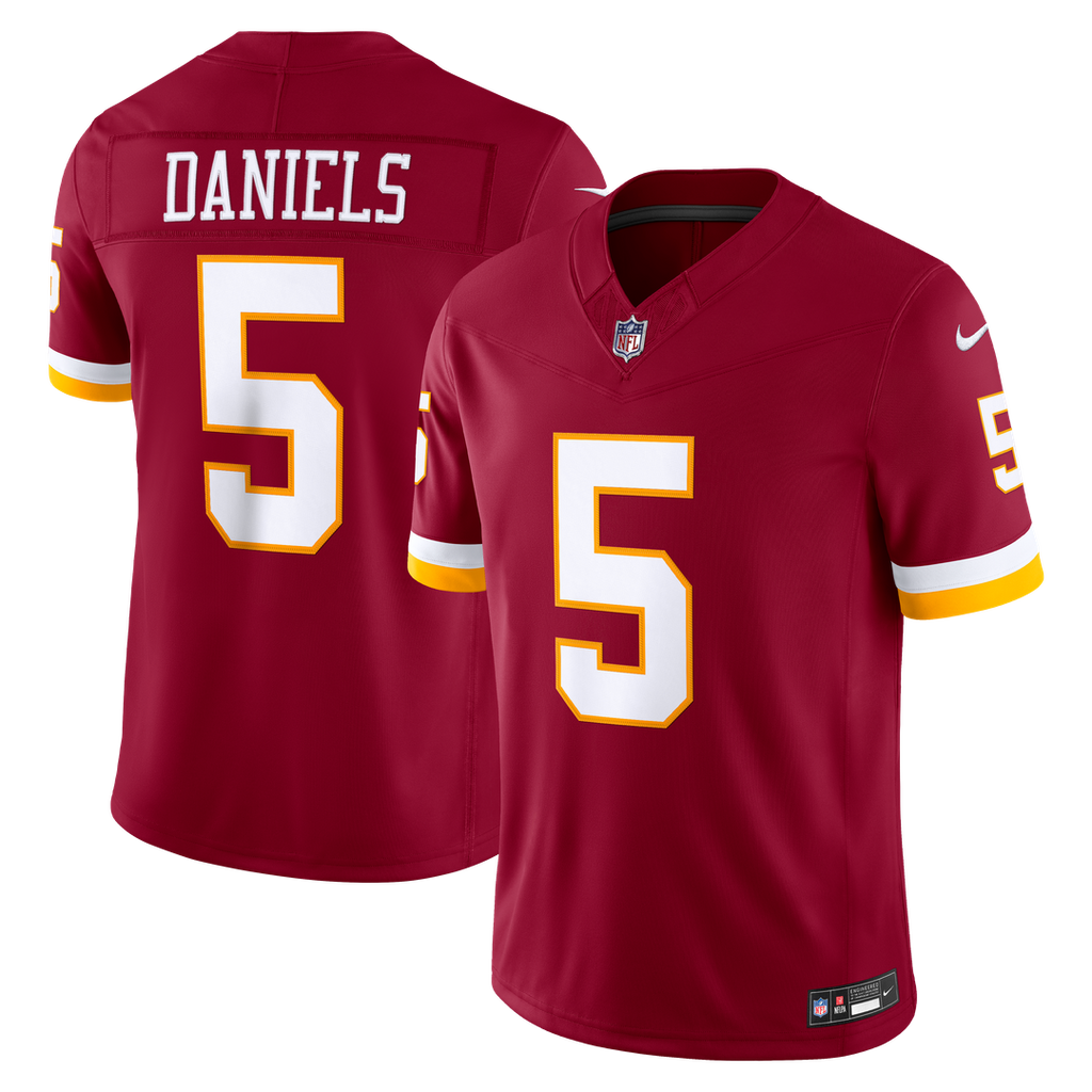 Men's Washington Commanders Jayden Daniels Nike White Vapor product image 26