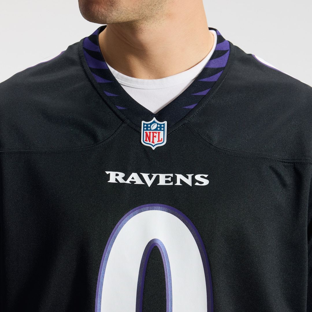 Men's Baltimore Ravens Roquan Smith Nike Black Alternate product image 9