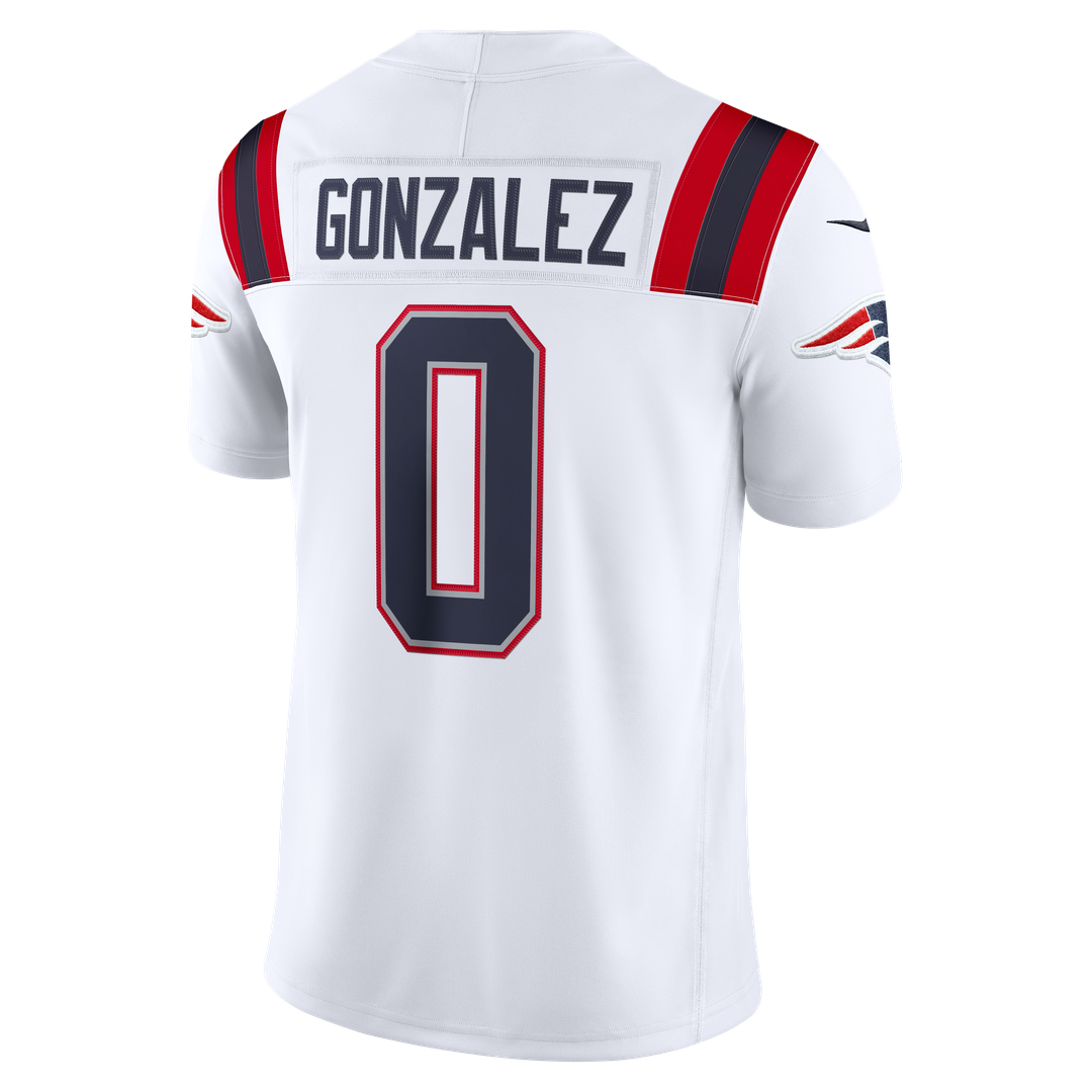 Men's New England Patriots Christian Gonzalez Nike White product image 3
