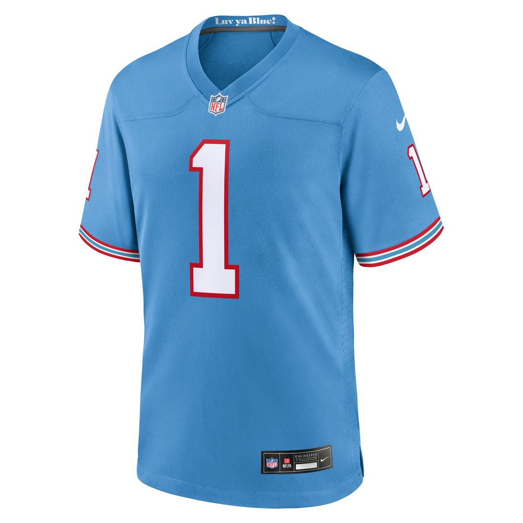 Men's Tennessee Titans Warren Moon Nike Light Blue Retired product image 2