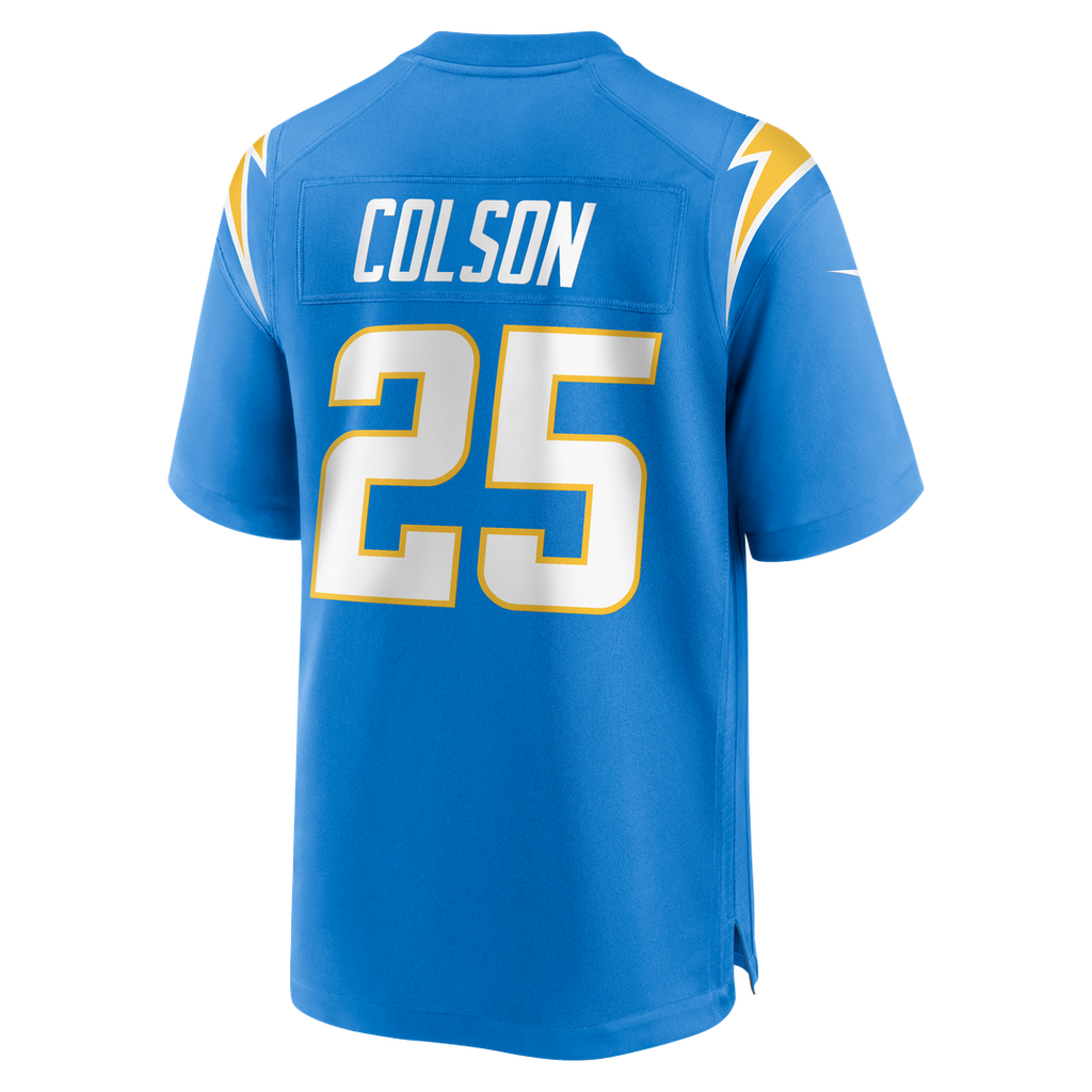Men's Los Angeles Chargers Junior Colson Nike Powder Blue product image 3