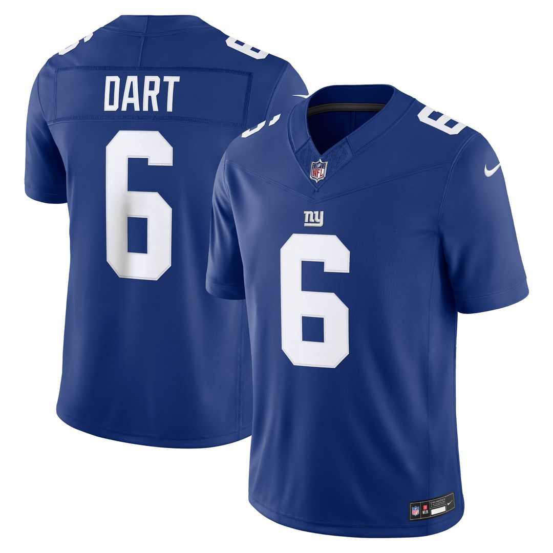 Men's New York Giants Jaxson Dart Nike Royal Team Vapor product image 1