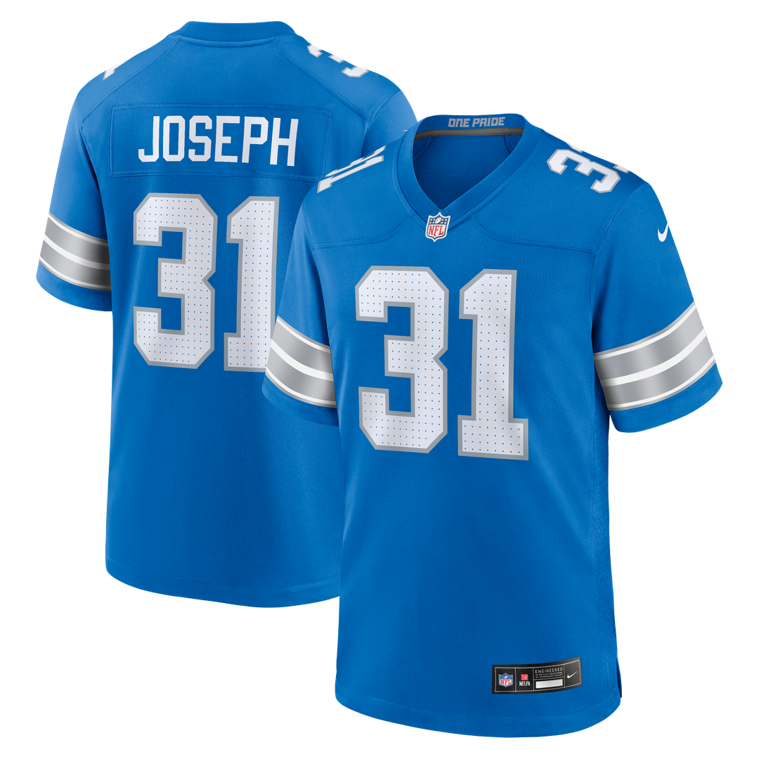 Men's Detroit Lions Kerby Joseph Nike Black Alternate Game product image 7