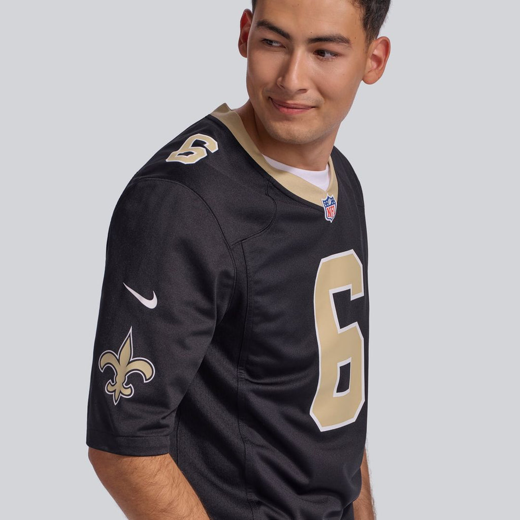 Men's New Orleans Saints Tyler Shough Nike Black Game Jersey product image 9