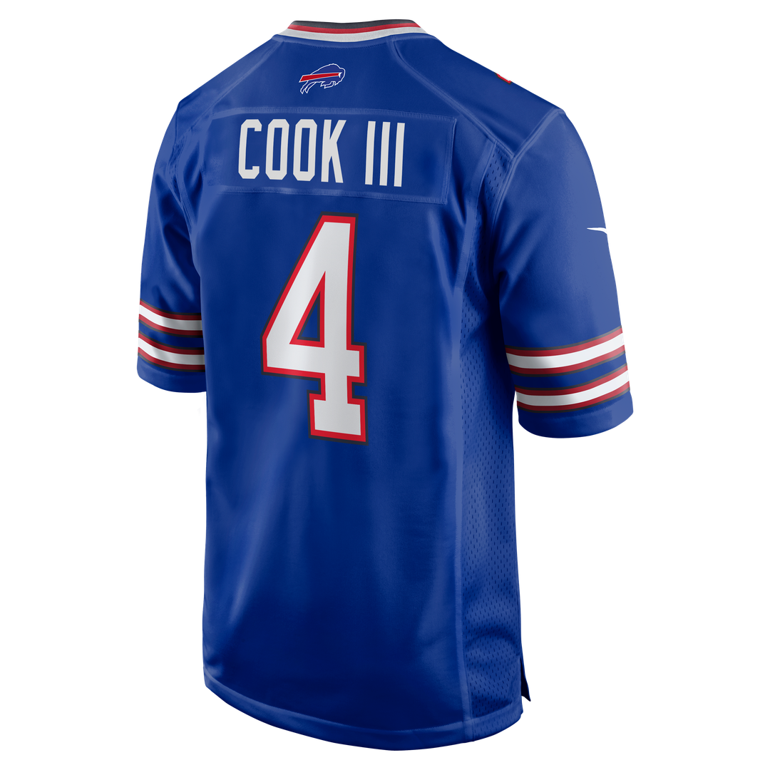 Men's Buffalo Bills James Cook III Nike Royal Team Game product image 7