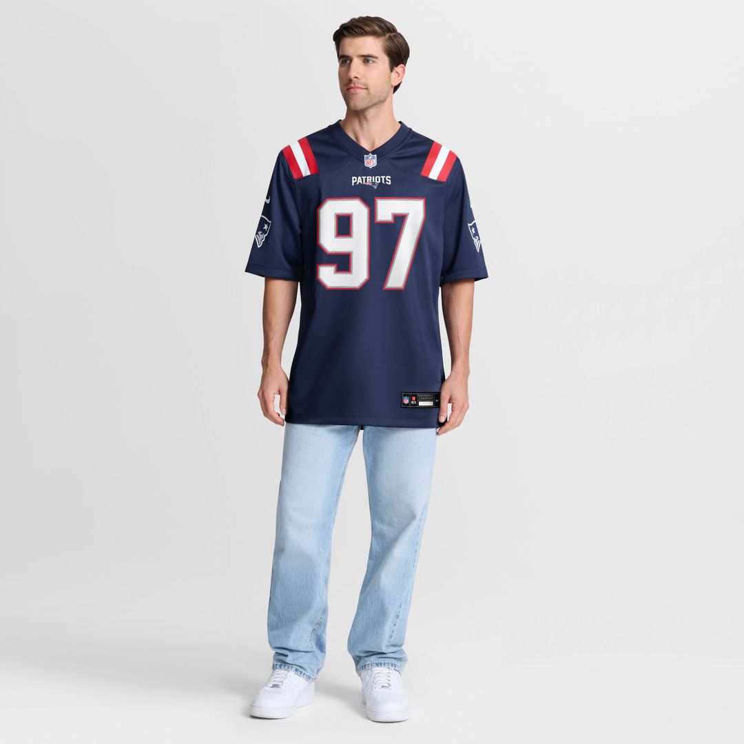 Men's New England Patriots Milton Williams Nike Navy Team product image 2