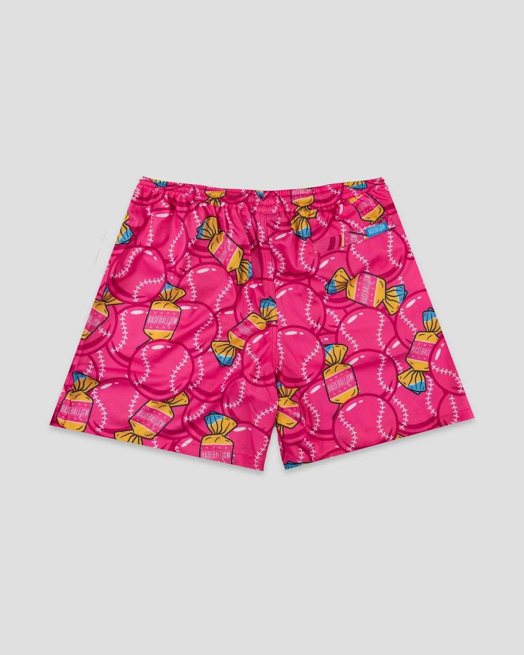 Baseballism Doubles and Bubbles Diamond Air Mesh Shorts - Youth product image 6, provided for visual reference and product