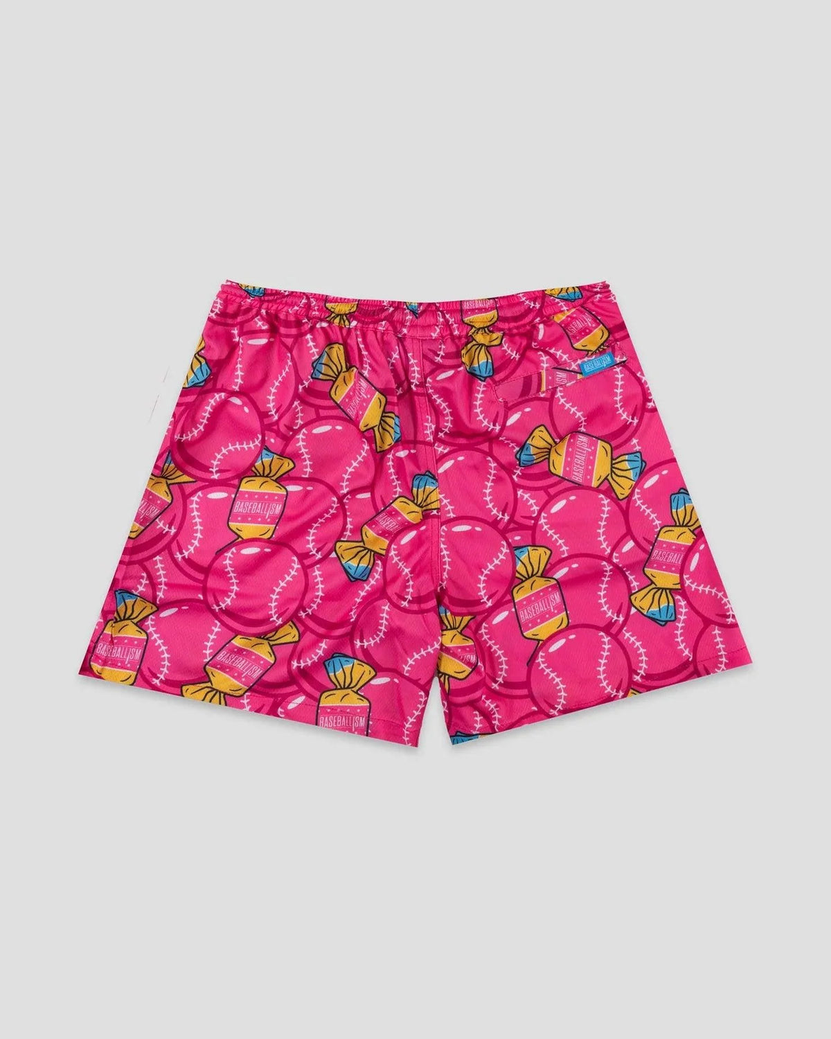 Baseballism Doubles and Bubbles Diamond Air Mesh Shorts - Youth product image 6, provided for visual reference and product