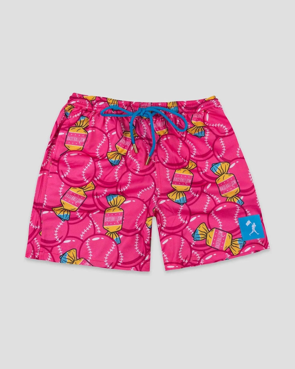 Baseballism Doubles and Bubbles Diamond Air Mesh Shorts - Youth product image 1, provided for visual reference and product