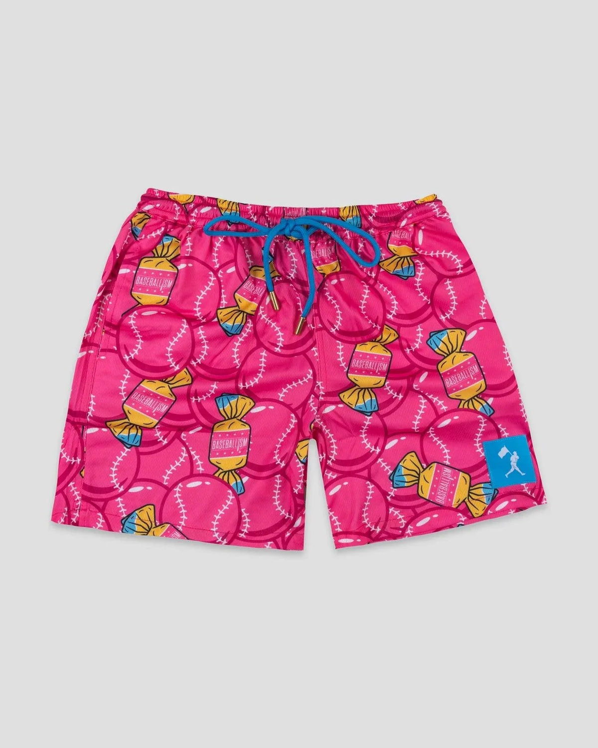 Baseballism Doubles and Bubbles Diamond Air Mesh Shorts - Youth product image 1, provided for visual reference and product