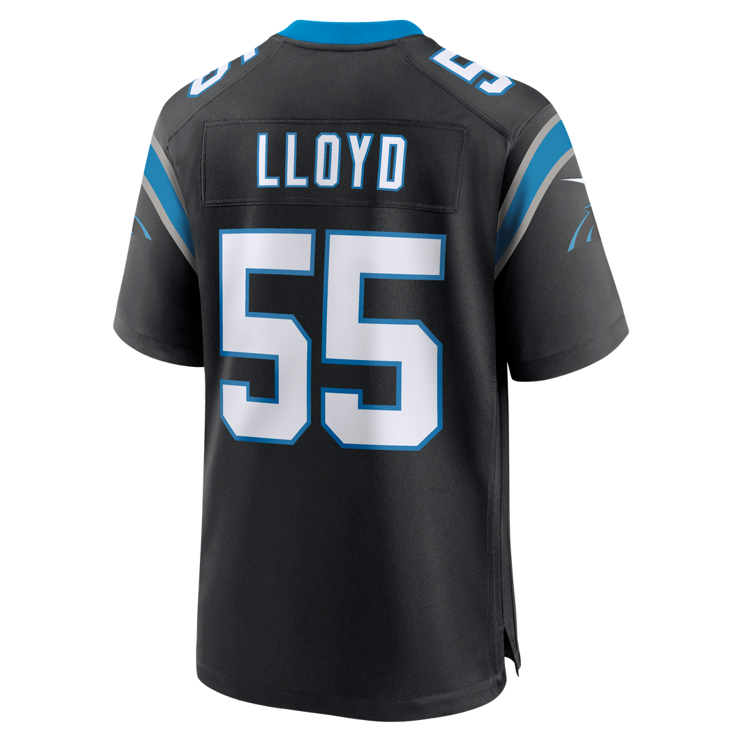 Men's Carolina Panthers Devin Lloyd Nike Black Team Game product image 3