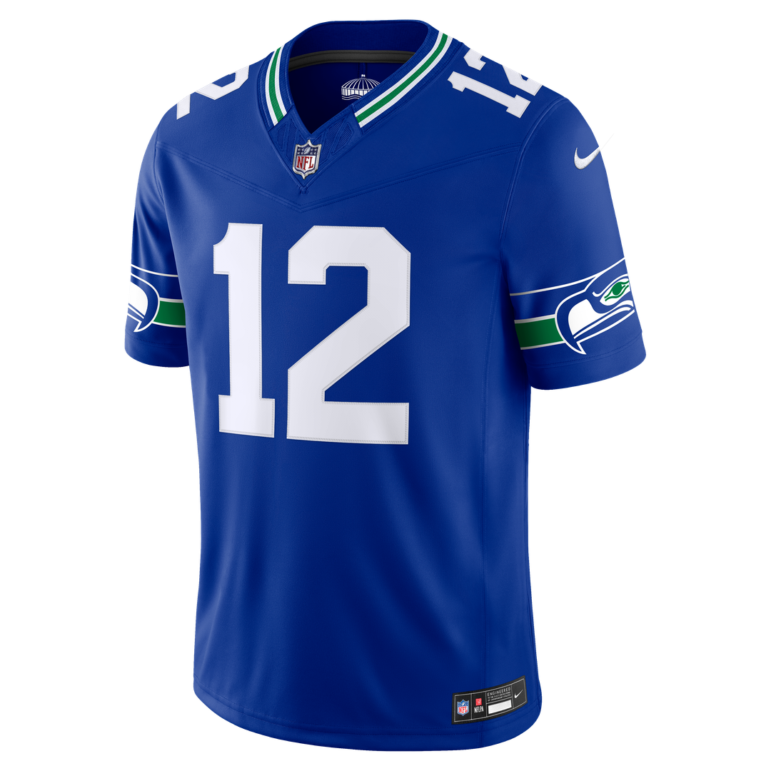 Men's Seattle Seahawks 12s Nike Royal Alternate Vapor product image 5