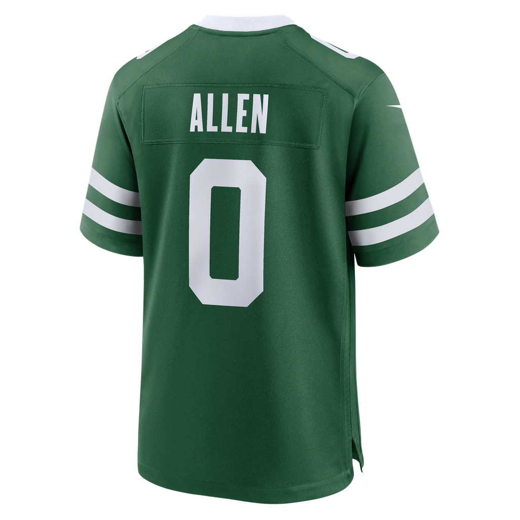 Men's New York Jets Braelon Allen Nike Legacy Green Game product image 3